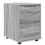 vidaXL Armoire de rangement Gris Sonoma 40 x 48 x 57 cm
