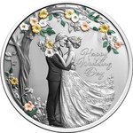 Pièce de monnaie en Argent 1 Dollar g 17.50 Millésime 2026 WEDDING COIN
