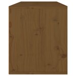 vidaXL Armoire murale Marron miel 80x30x35 cm Bois de pin massif