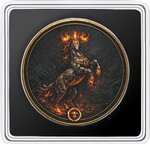 Pièce de monnaie en Argent 1 Dollar g 31.1 (1 oz) Millésime 2026 Five Horses Of Fire DOMINION