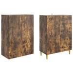 vidaXL Ensemble de Meubles 2 Pièces 66 x 34 5 x 90 cm Bois d'ingénierie
