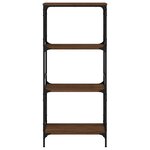 vidaXL Bibliothèque 4 niveaux chêne brun 59x35x132cm bois d'ingénierie