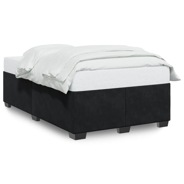 vidaXL Cadre de lit sans matelas noir 120x200 cm velours