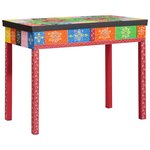 vidaXL Bureau 100x50x75 cm en bois de mangue solide