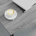vidaXL Table basse Gris Sonoma 60 x 30 x 36 cm Bois d'ingénierie