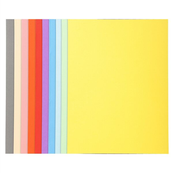 Paquet de 50 chemises Forever® 170 100  recyclées - 24x32cm - Couleurs assorties EXACOMPTA