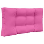 vidaXL Coussin de canapé d'extérieur 2 Pièces Rose Polyester