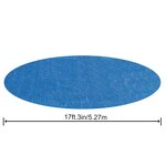 Bestway Couverture solaire de piscine Flowclear 549 cm