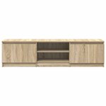 vidaXL Meuble TV Chêne sonoma 140x40x35 5 cm Bois d'ingénierie