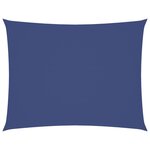 vidaXL Voile de parasol tissu oxford rectangulaire 3 5x5 m bleu