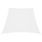 vidaXL Voile de parasol Tissu Oxford trapèze 3/4x3 m Blanc