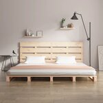 vidaXL Cadre de lit sans matelas 160x200 cm bois massif de pin