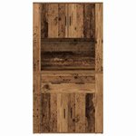 vidaXL Haut de Buffet Bois ancien 80 x 33 x 150 cm Bois d'ingénierie
