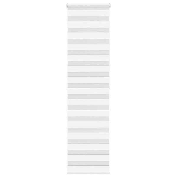 vidaXL Store zèbre blanc 55x200 cm largeur du tissu 50 9 cm polyester