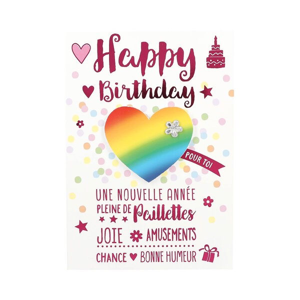 Carte Anniversaire - Happy Birthday pour toi Une nouvelle année