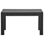 Salon de jardin meuble d'extérieur ensemble de mobilier 2 pièces avec coussins pp rotin anthracite 02_0015900