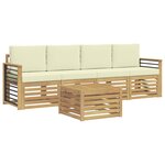 vidaXL Ensemble de canapés d'extérieur 5 pc
