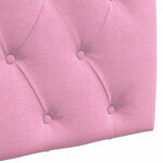 vidaXL Tête de lit suspendue Rose Tissu