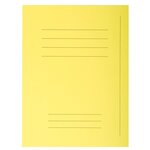 Paquet 50 Chemises Forever® 220 100  Recyclé Avec Impression - 24x32cm - Jaune - X 5 - Exacompta