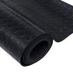 vidaXL Tapis en caoutchouc antidérapant avec points 5 x 1 m