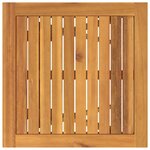 vidaXL Ensemble bistro de jardin 3 Pièces Marron Bois d'acacia massif