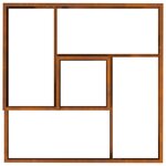 vidaXL Planteur 80x80x50 cm en acier résistant aux intempéries