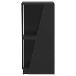 vidaXL Étagère latérale Noir 33 x 32 x 70 5 cm Bois d'ingénierie