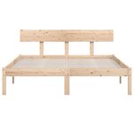 vidaXL Cadre de lit sans matelas bois de pin massif