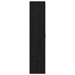 vidaXL Buffet Chêne Noir 80x39x178 cm Bois aggloméré