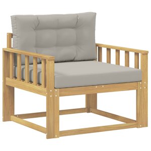 vidaXL Sofa de milieu extérieur Polyester Blanc