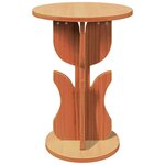 vidaXL Table basse Brun cire 39 5 x 39 5 x 53 5 cm Bois massif en pin