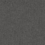 vidaXL Chaise à bascule avec repose-pied Gris foncé Tissu