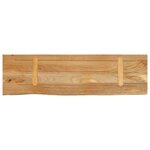 vidaXL Dessus de table à bord vivant 120x30x2 5cm bois massif manguier