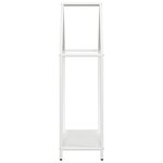 vidaXL Portant de bois chauffage blanc 60x25x90 cm