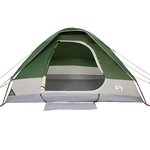 vidaXL Tente de camping à dôme 4 personnes vert imperméable