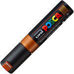 Marqueur pointe large biseautée pc8k 8mm bronze POSCA