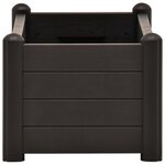 vidaXL Lit surélevé de jardin PP Anthracite 100x43x35 cm
