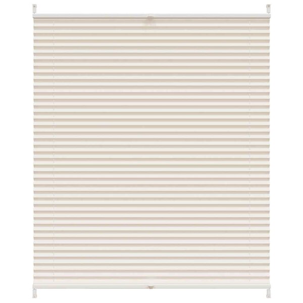 vidaXL Store plissé 110x100 cm Crème