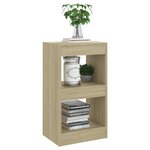 vidaXL Bibliothèque/Séparateur de pièce Chêne Sonoma 40x30x72 cm