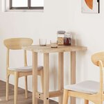 vidaXL Dessus de table rectangulaire 80x50x4 cm bois massif d'acacia