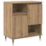 vidaXL Buffets 2 Pièces chêne artisanal