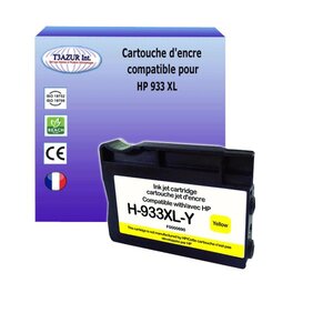 Cartouche compatible avec HP OfficeJet 7512 Wide Format, 7610e, 7612 remplace HP 933XL Jaune - T3AZUR