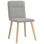 vidaXL Chaises à manger lot de 6 gris nuage tissu