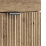 vidaXL Meuble de salle de bain avec évier Chêne artisanal