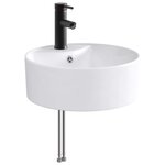 vidaXL Lavabo avec robinet et évacuation Noir Mat 40 5 x 40 5 x 15 cm