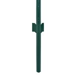 vidaXL Clôture en grillage métallique avec poteaux Acier 25x2 m Vert
