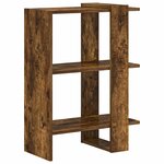 vidaXL Étagère Chêne fumé 52 x 25 x 71 5 cm Bois d'ingénierie