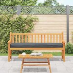 vidaXL Set de coussins de palette 2 Pièces Anthracite 200 x 40 x 8 cm