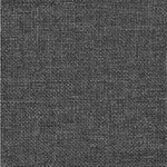 vidaXL Cadre de lit avec tête de lit rembourrée Gris foncé 90 x 190 cm