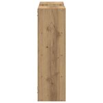 vidaXL Étagère murale chêne artisanal 96x18x60 cm bois d'ingénierie